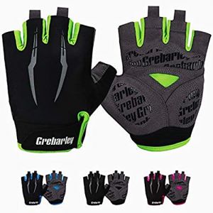 Grebarley Gant Velo Homme Gant VTT Gant Musculation Gant Moto Cross Gant Scooter Gants CyclismeGants de Cyclisme (XL, Vert) (AWASALES, neuf)