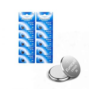 Eunicell Cr1025 5033Lc Lot de 20 Piles Bouton au Lithium 3 V 3 V (ENERGY 01, neuf)