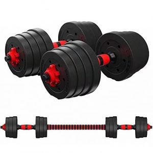 BCBIG haltères réglables musculation 15kg（7.5kg*2）Poids de kit aux homme et femme sportsch 3 en 1 ajustable alterre fitness Entraînement Musculaire et Haltérophilie dumbbell (Magasin phare BCBIG, neuf)