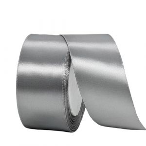 22m ruban de Satin Gris Argent&eacute; Gros 40mm, Cadeau Emballage, Mariage, Tissu pour Couture, N&oelig;uds, Noel, Artisanat, Voitures, G&acirc;teau, D&eacute;coration de la Maison (yayafunfun, neuf)