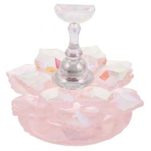 OATIPHO Plateau À Ongles Kit De Pratique Des Ongles Décoration De Chandelier De Mariage Bougeoirs Coniques En Cristal Support Pour Faux Ongles Pour Peinture Bougeoirs Présentoir À (Tsun Ki-sung, neuf)