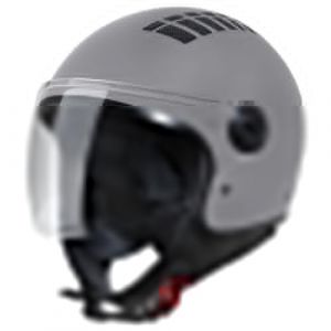 VINZ Como Casque Jet avec Visi&egrave;re Certifi&eacute; ECE 22.06 | Casque de Scooter Id&eacute;al pour Scooter & Vespa | Hommes et Femmes | Casque de Moto Confortable XS-XL - Titane (Diverzus, neuf)