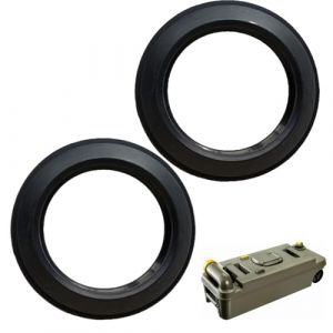 YAFLUG 2 Pièces Joint Toilette Compatible Avec Thetford C200 C250 C400 C500 C2 C3 C4, Camping-Car Joint Lèvre Wc Toilettes À Cassette Toilettes Réservoir De Matières Fécales(Noir,B) (HANDMADE MEMORIES, neuf)