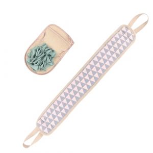Alipis 2pi&egrave;ces Exfoliant De Bain Lani&egrave;re De Suspension Pour Dos Serviette De Massage Nettoyage Corporel Rapide (Calloway Pagan, neuf)