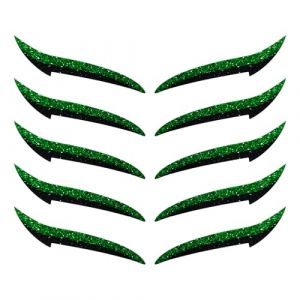 Zasdvn Autocollants Eye Liner - Patch Maquillage Fard à Paupières,10 Pièces Bandeye Résistant à l'Eau pour Spectacles de Danse et Scène, Autocollant à Paupières (zasdlet, neuf)