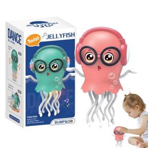 Woalopted Jouet Poulpe Qui Danse, Pieuvre Dansante, Jouet &Eacute;lectrique Rampant, Jeux Interactifs, Divertissement &Eacute;lectrique Intelligent pour Chambre d'enfant (sanquyan, neuf)