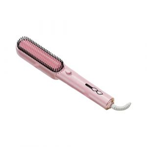 Lisseur Brosse Pour Femmes - Peigne De Coiffure Ionique Pour Les Cheveux Bouclés - Accessoire Coiffure Portable, Brosse Chauffante Confortable Pour Voyage (haiyo, neuf)