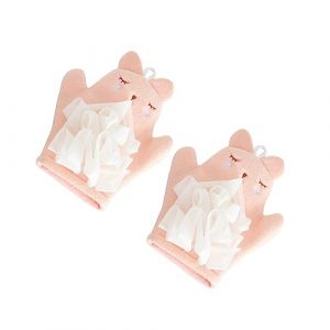 BATHVEVE 2 Pi&egrave;ces &Eacute;ponges De Bain Double Usage Et Mitaines Exfoliantes Pour Douche Pour Gar&ccedil;on Fille Avec Cordon De Suspension (MINAMYIO, neuf)