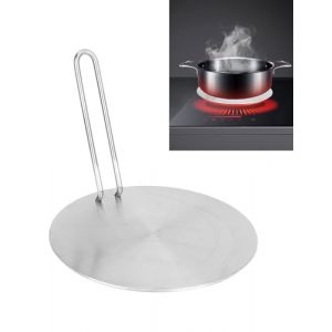 ZLXHDL Adaptateur Plaque Induction de Chaleur en Acier Inoxydable - Adaptateur pour Plaque à Induction, Convertisseur pour Cuisinières Électriques et à Gaz (24 cm) (Yuehuse, neuf)