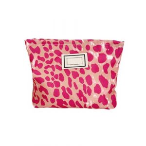 MOPZIJA Toilette Voyage Femme Léopard Trousse de Maquillage en Toile Sac Cosmétique à Glissière Portable,sac leopard,leopard femme,leopard,trousse maquillage,trousse toilette femme (qinhuangdaozhaozangshangmaoyouxiangongsi, neuf)