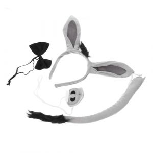 MOTHNUR Bandeau Oreilles D&acirc;ne Gar&ccedil;on Fille Confortable Accessoire Costume Animal F&ecirc;te Halloween Cosplay (Huajiay, neuf)