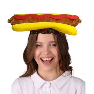 Hooin Chapeau Hot-Dog - Taille Adulte Accessoire de T&ecirc;te Dr&ocirc;le et Original pour D&eacute;guisements, F&ecirc;tes d'Halloween, Cosplay & Festivals (hooin, neuf)