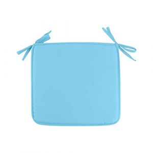 G&eacute;n&eacute;rique Galette De Chaise 40X40cm Coussin De Jardin Carr&eacute; Housse Chaise Rembourr&eacute;E pour Terrasse, Bistrot Et Salon Ext&eacute;Rieur Imperm&eacute;Able Et Confortable Durable Et Respirant (Bleu Ciel) (SCD2technology, neuf)