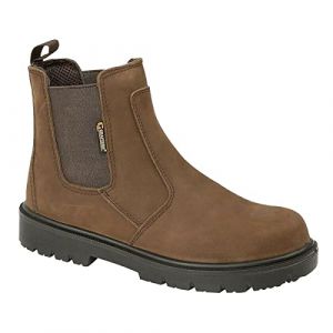Grafters Grinder - Chaussures montantes de s&eacute;curit&eacute; - Homme (47 FR) (Marron) (Pertemba FR, neuf)