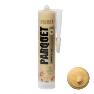 Mastic de qualit&eacute; sup&eacute;rieure couleur pin pour parquet & stratifi&eacute; FOME FLEX PARQUET - Pin &eacute;lastique, durable, recouvrable et pouvant &ecirc;tre peint. Id&eacute;al pour remplir et r&eacute;parer les joints et les (UAB Tegra State, neuf)