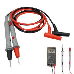 Cable Multimetre, Cordon Multimetre Multim&egrave;tres Num&eacute;riques Cable 1M, 1000V / 20A, Kit de Pointes de Mesure, Cordons de Test en Silicone Sondes Pour C&acirc;bles Lovers Craft (Zhang cancan, neuf)