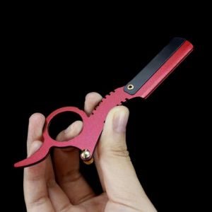 Outil de rasage professionnel pour barbier droit pour coupe de cheveux, outil de rasage manuel pour &eacute;pilation de coiffeur, coupe rempla&ccedil;able (fanlaier, neuf)