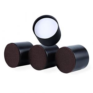 RCHYFEED Rehausseur Pieds de Lit 5cm, Lot de 4 &Eacute;largies Rehausseurs de Meuble 2 Pouces Acier Carbone Autocollant, Augmenter Hauteur de 50mm d&rsquo;Espace pour Canap&eacute; Lit, Table, Chaise, ​Bureau et Bedding (RCHYFEED-FR, neuf)