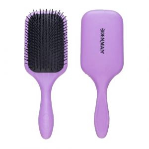 Denman Tangle Tamer Ultra (Violet) Detangling Paddle Brush For Curly Hair And Black Natural Hair - use with both Wet & Dry Hair, D90L (Denman Brush., neuf)