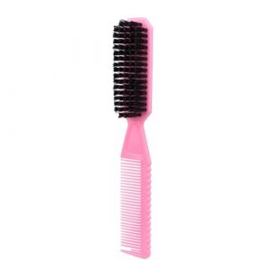Swetopq Brosse à barbe 2 en 1 pour homme - Poils en nylon - Brosse à cheveux élégante - Brosse à poils de sanglier - Peigne à barbe pour un contrôle sans effort de la coiffure - Brosse à cheveux (SANYUELI, neuf)