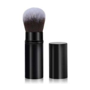 Pinceau de maquillage rétractable pour le voyage - Pinceau de maquillage - Poudre - Surligneur cosmétique - Rétractable - Cosmétique - Pour femmes et filles (huiouer, neuf)