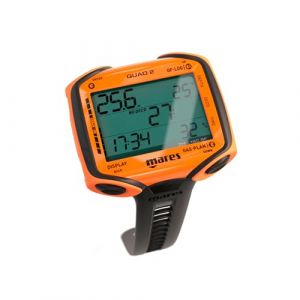 Mares Quad 2 Smart Wrist Ordinateur de plongée sous-marin | Profondeur, décompression, affichage du temps, orange (TradeINN, neuf)