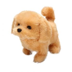 Duroecsain Jouet Chien Qui Marche, Peluche Interactive, Marche, Aboie et Remue Sa Queue, Aboie et Marche, D&egrave;s 2 Ans (zhrnfm, neuf)