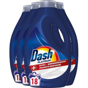 Dash Lessive liquide Platinum 4 x 18 lavages - 4 x 810 ml - Pack économique (Koif, neuf)