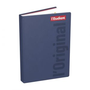 L'ETUDIANT ORIGINAL Agenda Scolaire 2025 2026 Couverture ouatinée 15x21cm journalier - Marine (ENVOI RAPIDE 24h/48h, neuf)