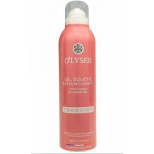 O&rsquo;LYSEE &ndash; Gel Douche Extra Moussant &ndash; Nettoyant Corps Ultra Doux &ndash; Parfums F&egrave;ve de Tonka, Th&eacute; Blanc, Fleur de Cerisier, Bois de Santal, Mono&iuml; &ndash; Format 200 ml (Fleur de cerisier) (Parapharmacie Centrale, neuf)
