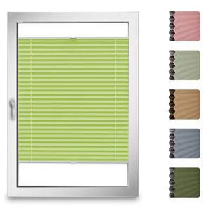 StoffTex Store alvéolé I sur Mesure à percer I Double plissé I Thermique occultant I pour fenêtre & Porte I Pose en Parclose I 16 Couleurs I Hauteur 131-230 cm (StoffTex, neuf)