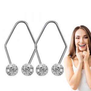 Appareil &agrave; fossettes &ndash; Lot de 2 appareils pour fossettes naturelles, appareil portable pour les fossettes | Appareil d'entra&icirc;nement pour fossettes | Outils de soins de la peau, appareil de soin du (jierone, neuf)