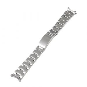 Bracelet Oyster en acier inoxydable de 19 mm 20 mm adapt&eacute; for Seiko Sxns80 Snxs79 adapt&eacute; for Seiko 5 Snxs79k Snxs77k Snxs73 adapt&eacute; for Casio Bracelet de montre Bracelet ceinture (Color : Brushed, Si (SOGYECS, neuf)