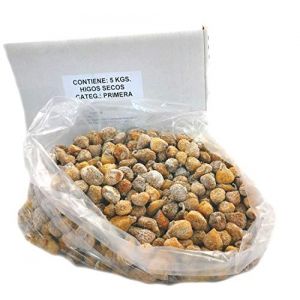 Figues séchées d'Espagne - 100 % naturelles - Séchées au soleil - sélectionnées à la main - Superaliment - Sans gluten et végétalien - Carton de 5 kg (CommerceKult - OutdoorKult & GourmetKult, neuf)