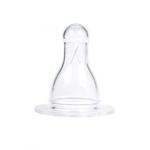 Canpol babies Mini tétine universelle en silicone pour biberon à col étroit 1 pc 0+ m (MADI HEALTH, neuf)