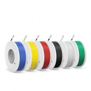 0,75mm² Fil électrique en Silicone- SCHDRA 18AWG Fil électrique-6 Couleurs de 8 Mètres,Cuivre Étamé, Tressé, Connexions Flexibles, Isolation Haute Température (LeCheng-fr, neuf)