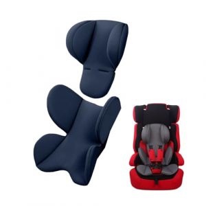 Liemuao Réducteur de Siège Auto, Coussin de Soutien de Poussette Universel Coussin de Cosy Protecteur Bebe, Réducteur de Tête et de Corps pour Poussette, Nacelles, Siège de Voiture (Bleu) (Liemuao, neuf)