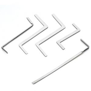 UENXRXE 5 Pièces Clef Passe Partout, Clés Universelles Pour Portes De Chambre,Clé Passe Partout Boite Aux Lettres/Portes De Chambre(5Forme) (CHEN FEIHONG DE DIAN, neuf)