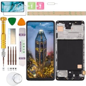 Gadget Troops Kit de remplacement d'&eacute;cran LCD (sans empreinte digitale) pour Samsung Galaxy A51 (version 4G) SM-A515F/DSN, A515F, A515U, A515U1, A515W, A515X, S515DL (GADGET TROOPS, neuf)