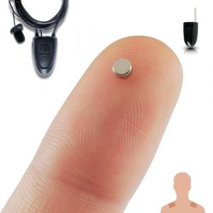 PingaOculto Oreillette Espion Bluetooth Ecouteur Mini Invisible Examen Nano Cach&eacute; Telephone Microphone Bandes Adh&eacute;sives - Casque sans Fil &agrave; Distance (Oreillette Espion Nano V5 + VIP Pro UltraMini) (PingaOculto, neuf)