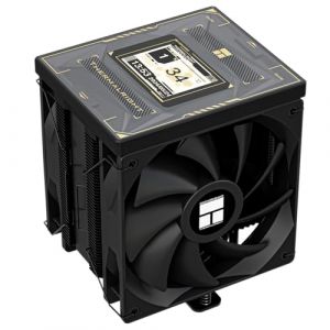 Thermalright Burst Assassin 120 Vision Refroidisseur d'air pour processeur – Écran IPS 2,4" carré rotatif, ventilateur avant et arrière de 120 mm, compatible Intel LGA1700/1150/1151/1200, AMD AM4/AM5 (IHTP, neuf)