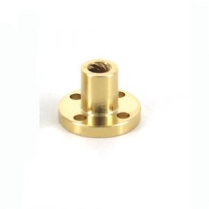jeu fileté 1 pièces T5 tige de vis écrou en laiton 5mm tige trapézoïdale écrou de vis 1mm pas 1mm 2mm 4mm plomb moteur pas à pas vis tige bride écrou vis trapézoïdale (Size : Pitch 1mm lead 1mm) (JIUQIBAIHUO, neuf)