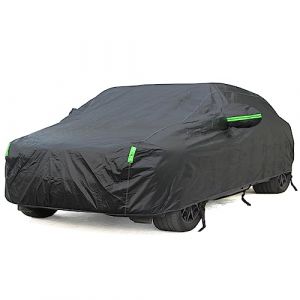 BEXITA Bâche Voiture Extérieur Étanche Noir Respirante Bache Voiture Doublure en Coton Housse de Protection Voiture Extérieur pour Berline; Taille S: Max450cm (Bexita Direct, neuf)