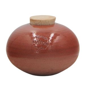 Ollas Lutton Olla Galet Caramel &ndash; Irrigation Naturelle en Terre Cuite pour Plantes en Pot &ndash; 15 cl &ndash; Arrosage Autonome 2 &agrave; 5 Jours &ndash; &Eacute;conomiseur d&rsquo;Eau &ndash; Fabrication Artisanale fran&ccedil;aise (Poterie Lutton - Poterie d'Irrigation - Ollas, neuf)