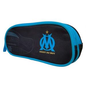 OLYMPIQUE DE MARSEILLE Trousse Scolaire Om - Double Compartiments - Collection Officielle (✅FR GRENADINE BOUTIQUE✅, neuf)