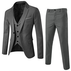Générique Smoking Homme Costume Bleu 3 Pieces Annee 20 Blazer Croisé Costard Mariage Grande Taille Violet Tenue Champetre Noir Vert Bordeaux Ciel (anghz, neuf)