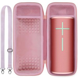 Lebakort Dur &Eacute;tui Housse Cas Compatible avec Ultimate Ears MEGABOOM 4 /MEGABOOM 3 Enceinte Bluetooth Portable (Rose) (Lebakort-EU, neuf)
