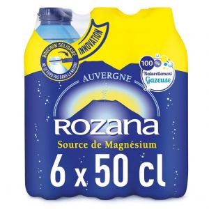 ROZANA - Eau Minerale Naturellement Gazeuse 6X50Cl - L'unit&eacute; (Ma Biotique, neuf)