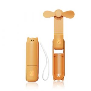 WUSJCOF Mini Ventilateur Portatif &agrave; Piles, Batterie 2500 mAh, Silencieux et Compact, &Eacute;cran LED, Rechargeable par USB, Autonomie Maximale de 12 &agrave; 48 Heures, Avec Chargeur Portable, Pour Femme et Fille (NAROU DUTEN, neuf)