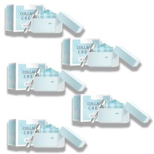 Cr&egrave;me repulpante de lifting &eacute;lectrique - Cr&egrave;me avanc&eacute;e anti-&acirc;ge et amor&ccedil;age pour le visage, base de maquillage profond&eacute;ment hydratante pour le flou des rides et le lissage de la peau (5) (Fuhandianzi, neuf)